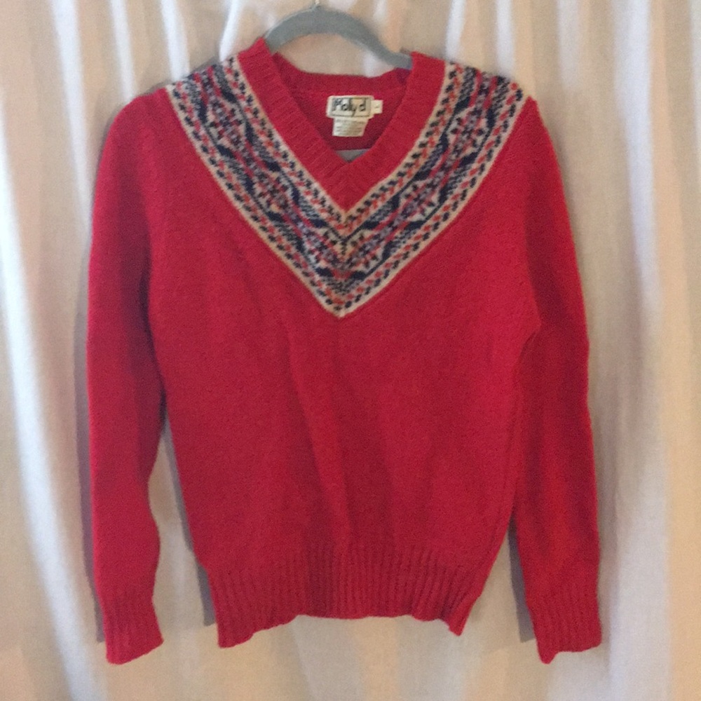 Vintage Red Sweater